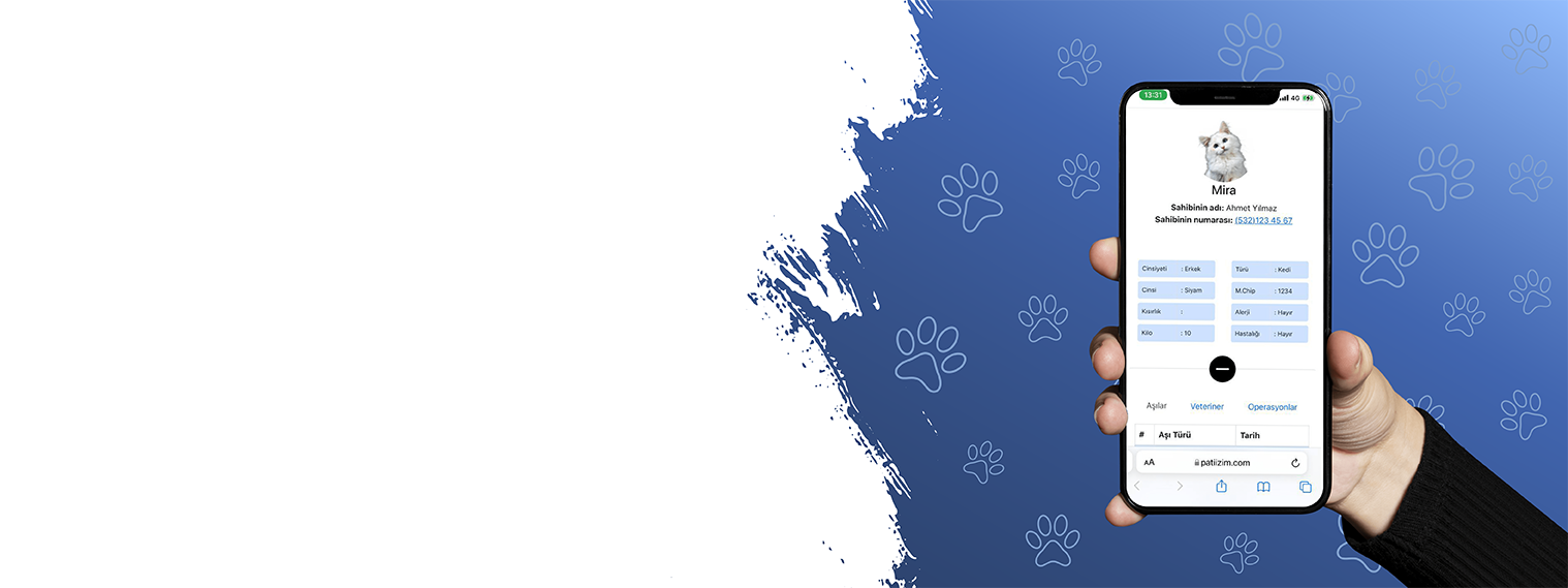 Pati izim akıllı tasma sistemi